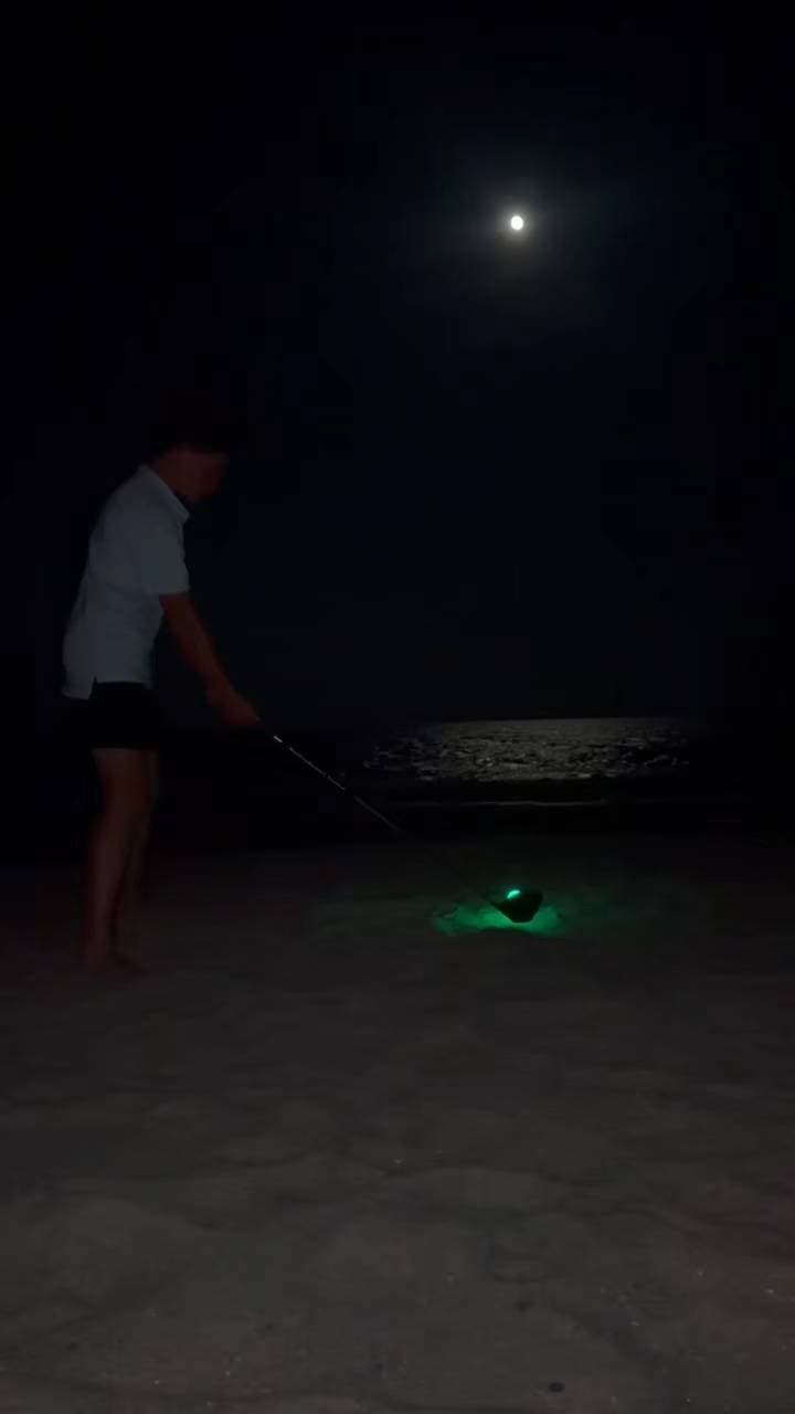 Poster for The joy of playing golf at night