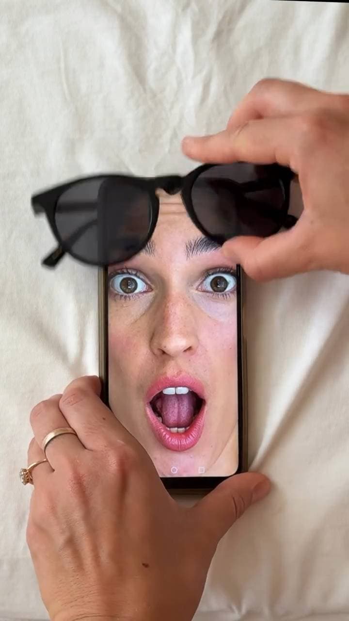 Poster for Sunglasses Through Phone