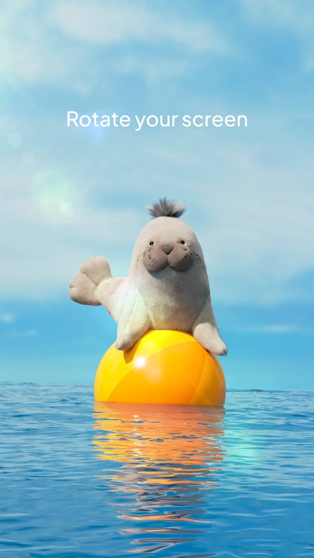 Poster for Come interact with the Seal!