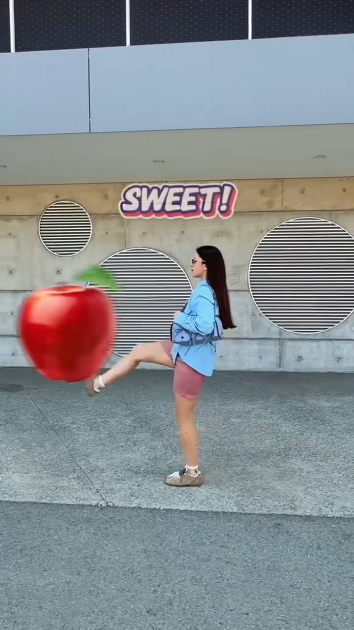 Poster for Fruit kicking game