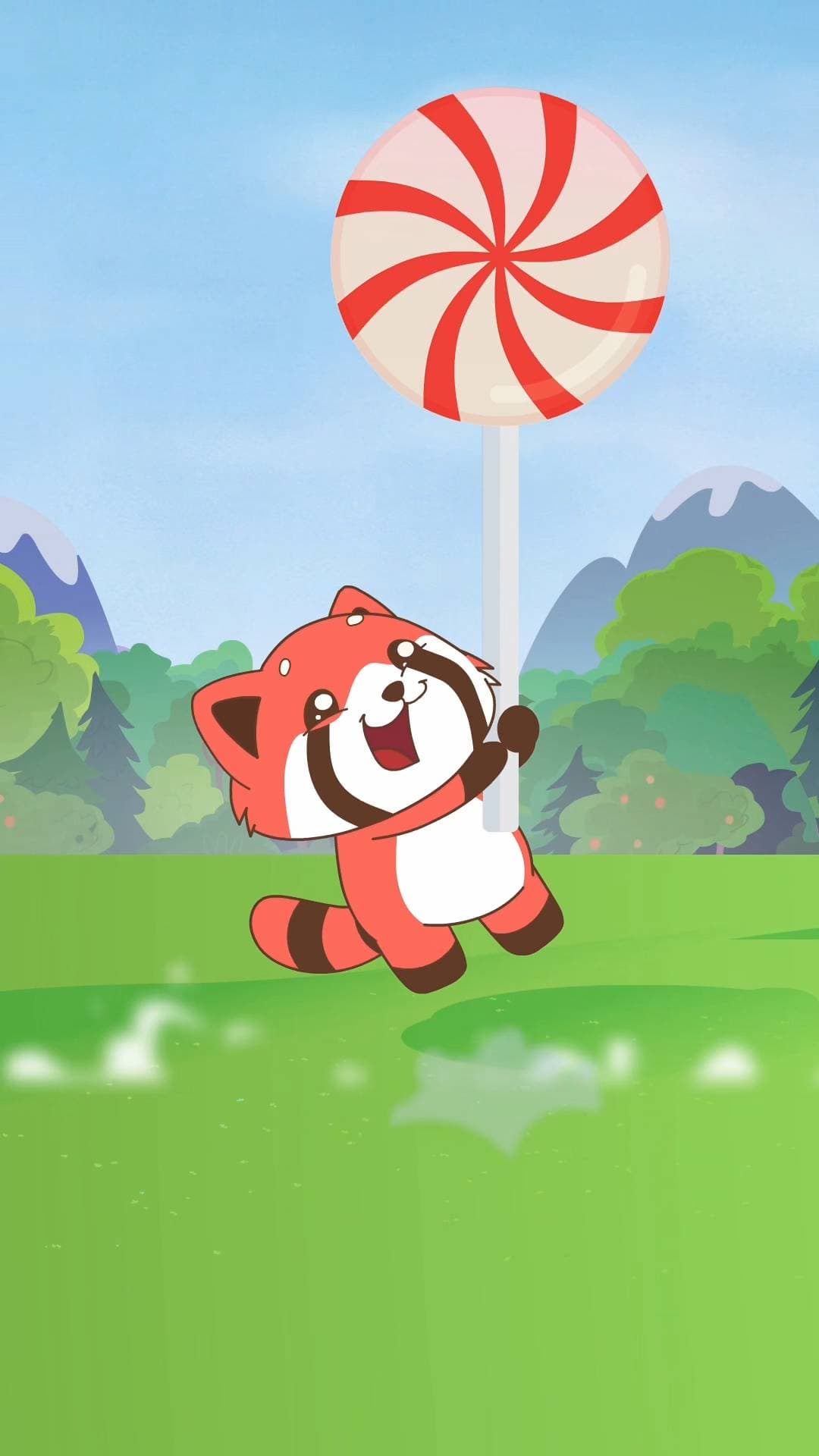 Poster for Raccoon loves windmills!