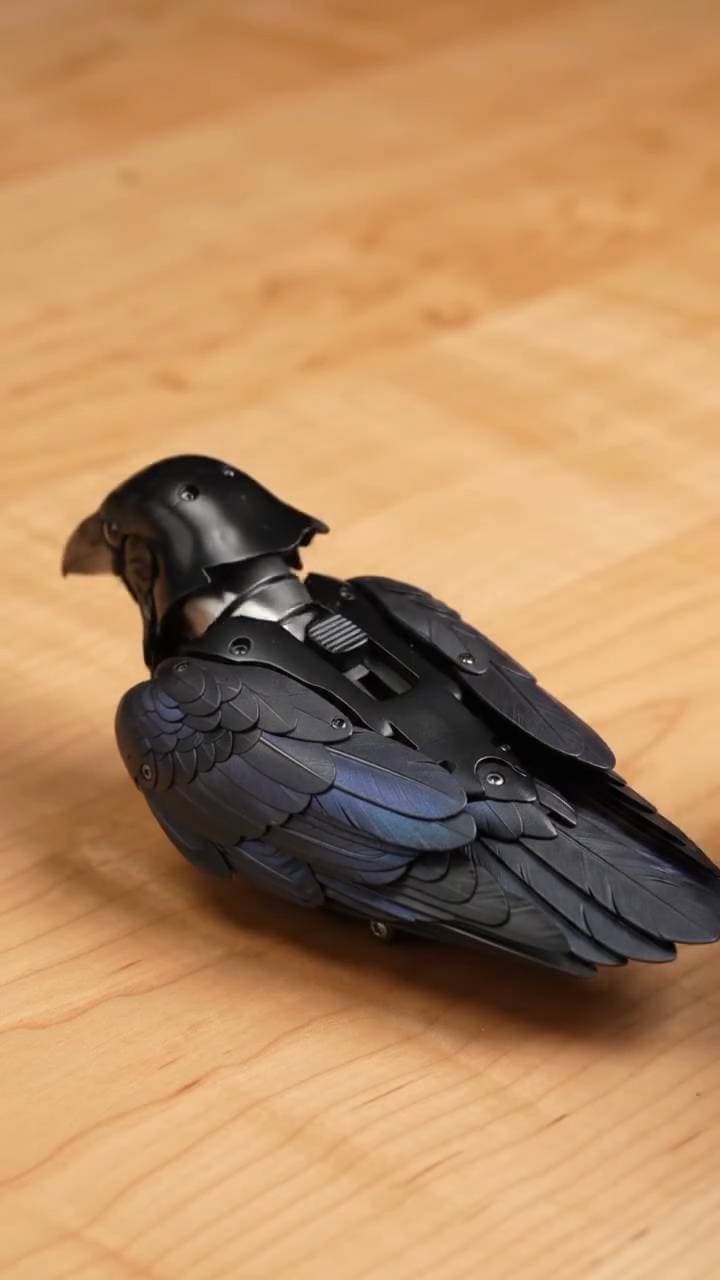 Poster for Mechanical Raven Unfolds