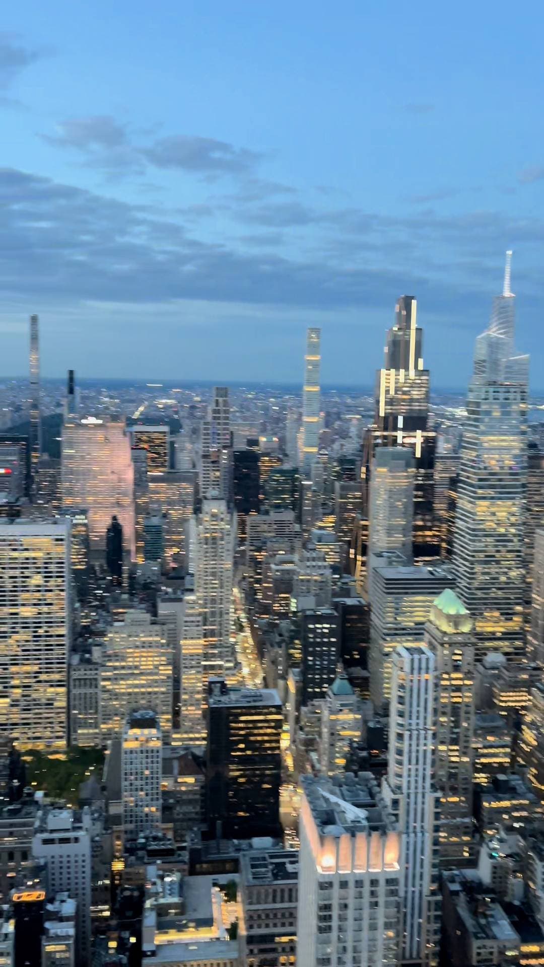 Poster for Night view of New York City